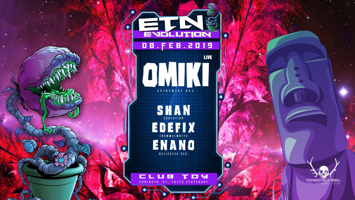 ॐ Evolution Goa w/ Omiki (Spintwist) Live ॐ · 8 Feb '19, 23:00