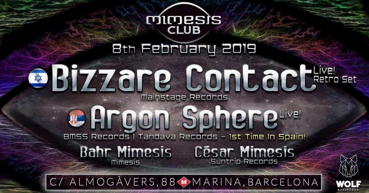 Party Flyer Mimesis CLUB 8 Feb '19, 23:30