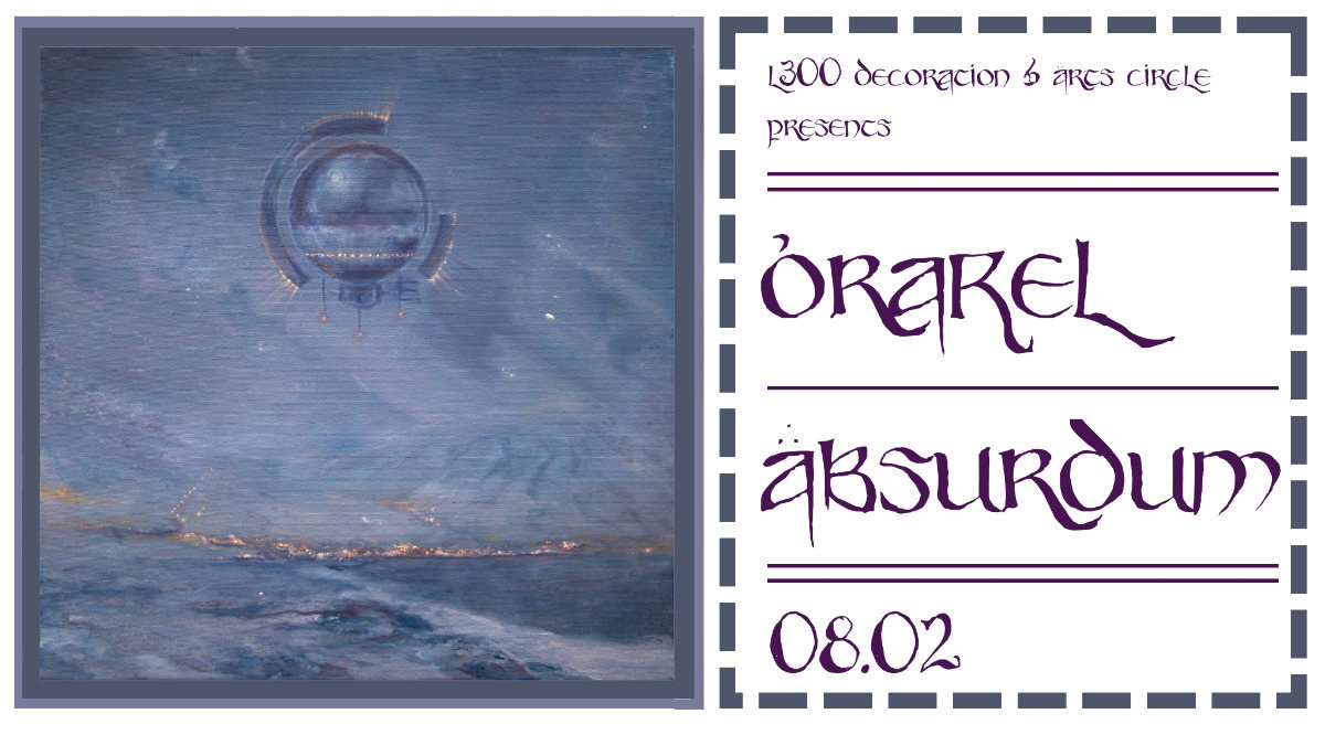Party Flyer Orakel Absurdum w/ Kala & Hashashin 8 Feb '19, 23:00