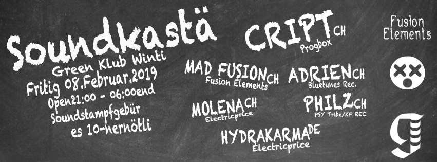 Party Flyer Soundkastä 8 Feb '19, 22:00