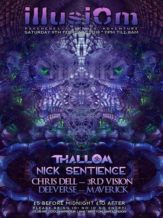 Illusiom PsyTrance Adventure · 9 Feb '19, 23:00