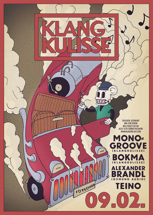 Party Flyer Klangkulisse SoundDakar 9 Feb '19, 22:00