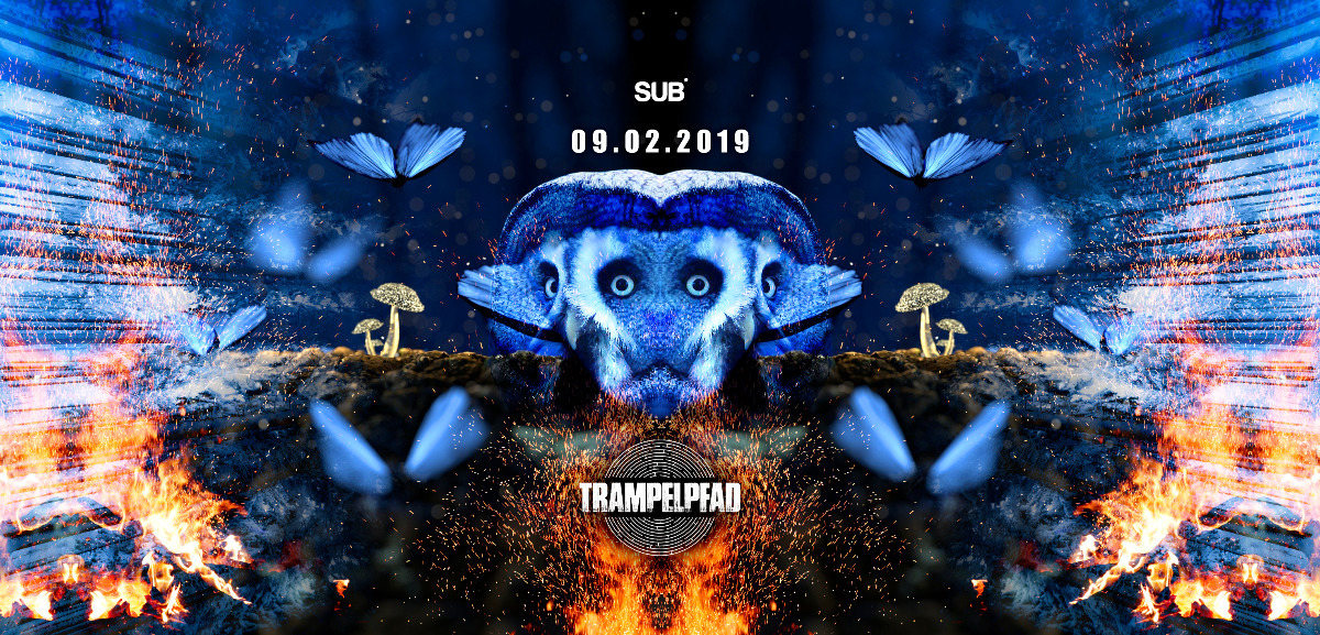 Party Flyer ▷Trampelpfad◁ 9 Feb '19, 23:00