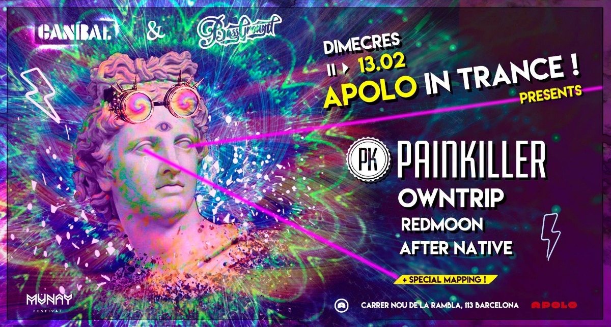 Apolo in Trance: Painkiller · 13 Feb 19, 23:30