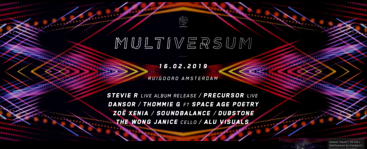 Multiversum By Comport Cosmic Love 16 Feb 2019 Amsterdam Netherlands Goabase ॐ Parties And People