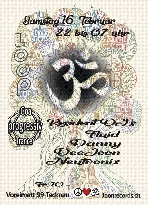 Party Flyer ProggiGoa Trance 16 Feb '19, 19:00