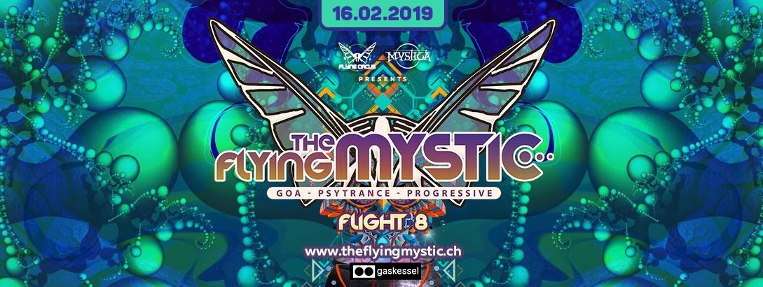 Party Flyer THE FLYING MYSTIC - Flight 8 - 16 Feb '19, 22:00