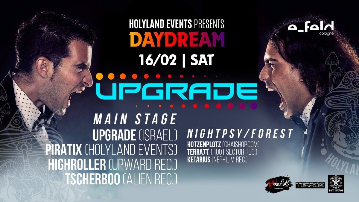 Party Flyer Upgrade (Israel) presented by Holyland Events 16 Feb '19, 23:00