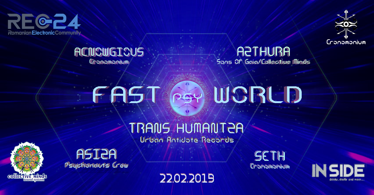 Party Flyer Fast Psy World 22 Feb '19, 22:00