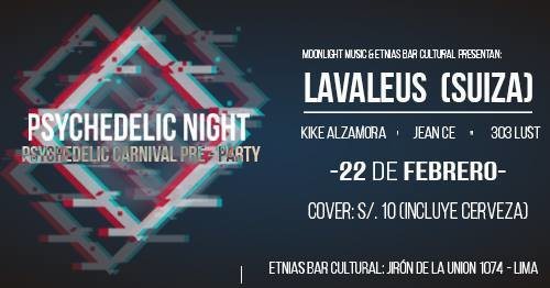 Party Flyer Psychedelic Night - psychedelic carnival pre party 22 Feb '19, 22:00