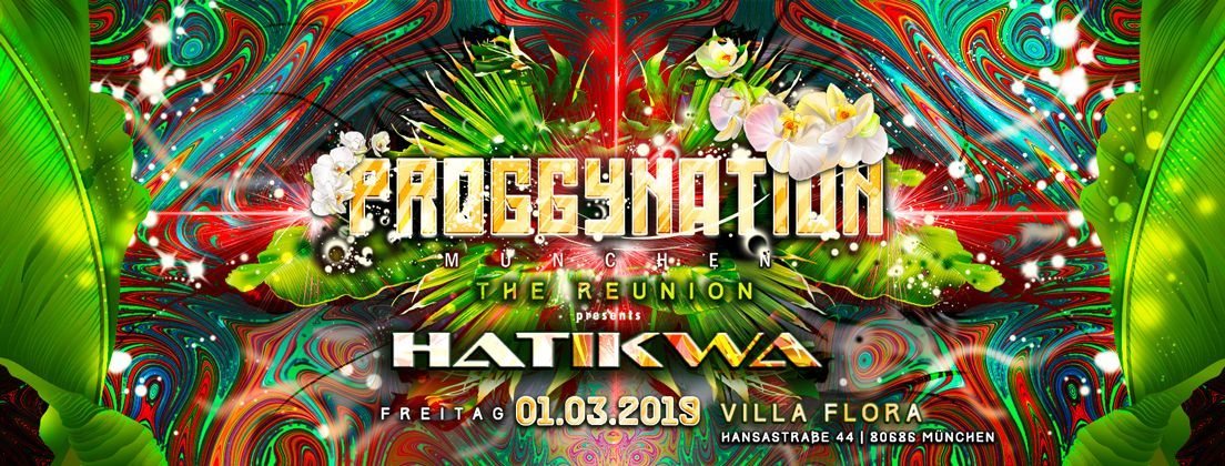 Party Flyer Proggynation München w. Hatikwa | the Reunion 1 Mar '19, 22:00
