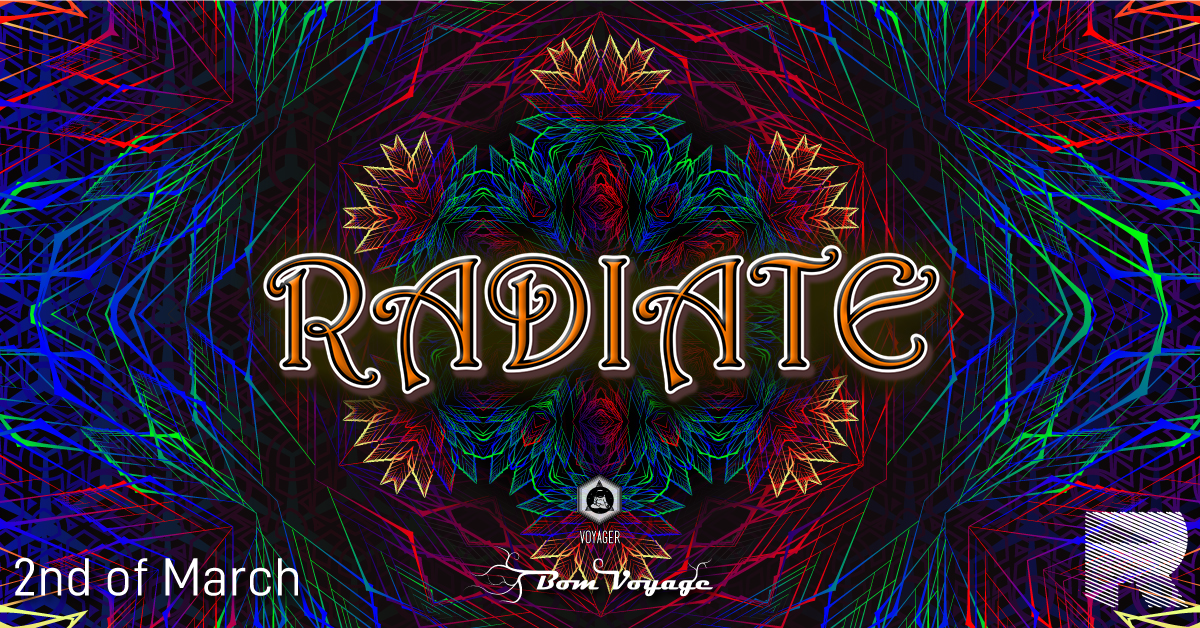 Party Flyer Radiate 2 Mar '19, 23:00