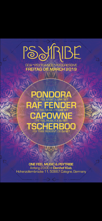 Psytribe mit Pondora · 8 Mar '19, 23:00