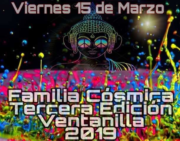 Party Flyer FAMILIA COSMICA 3a EDICION 15 Mar '19, 20:00