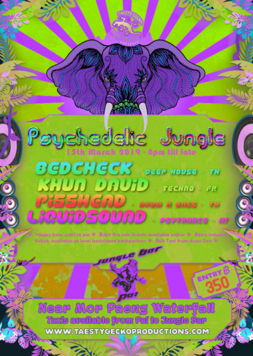 Party Flyer Psychedelic Jungle 15 Mar '19, 19:00