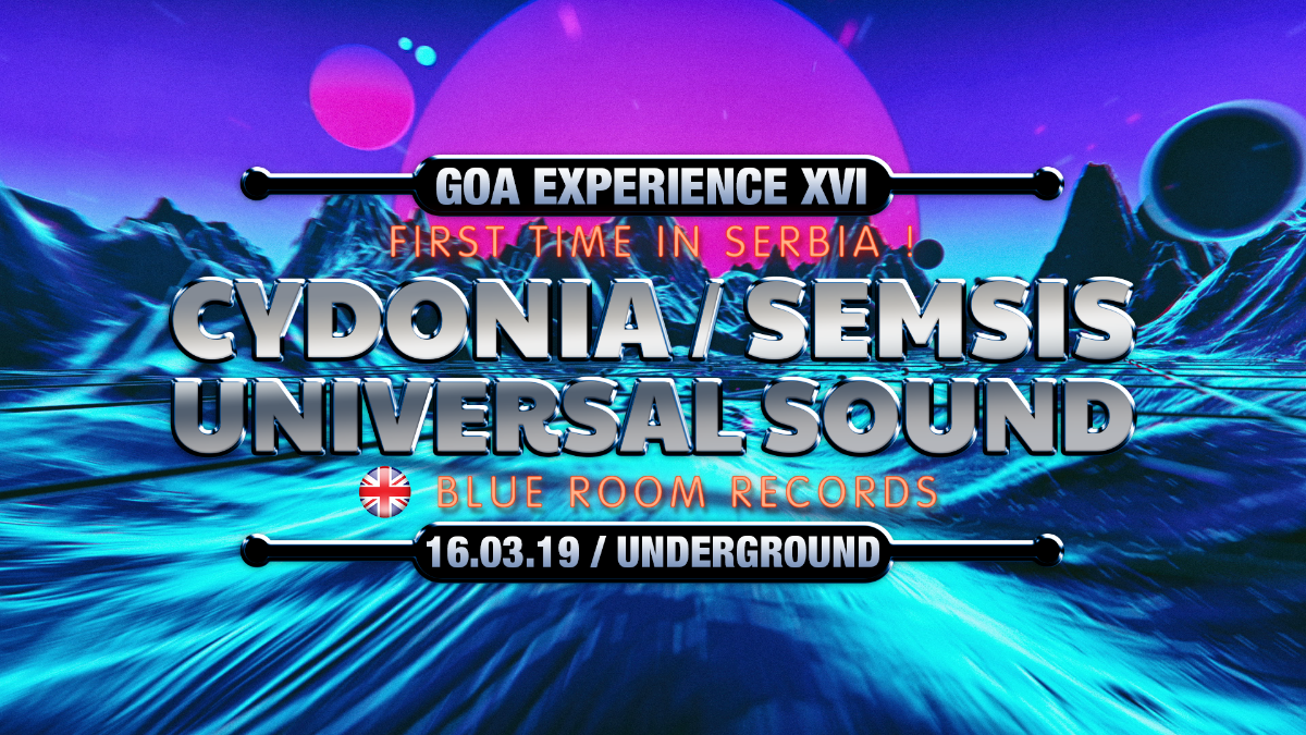 Party Flyer GOA EXPERIENCE XVI 16 Mar '19, 23:00