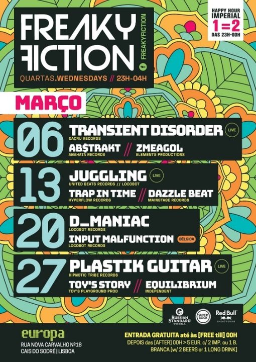 Party Flyer FREAKY FICTION 20 Mar '19, 23:00
