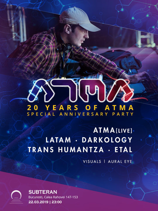 20 years of Atma - Special Anniversary party · 22 Mar '19, 23:00