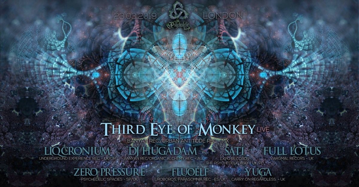 Party Flyer The Psychedelic Way 23 Mar '19, 23:30