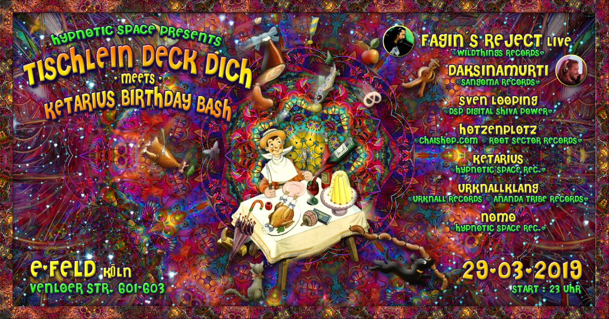 Tischlein deck dich meet‘s Ketarius birthday bash · 29 Mar '19, 23:00