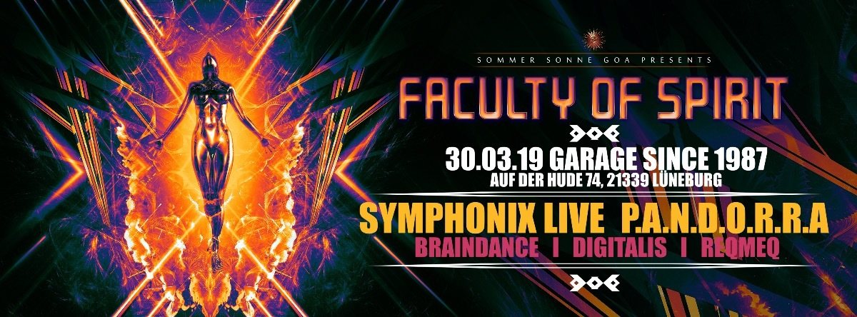 Party Flyer Faculty of Spirit 30 Mar '19, 23:00