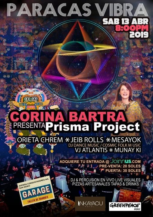 PARACAS VIBRA · 30 Mar '19, 20:00