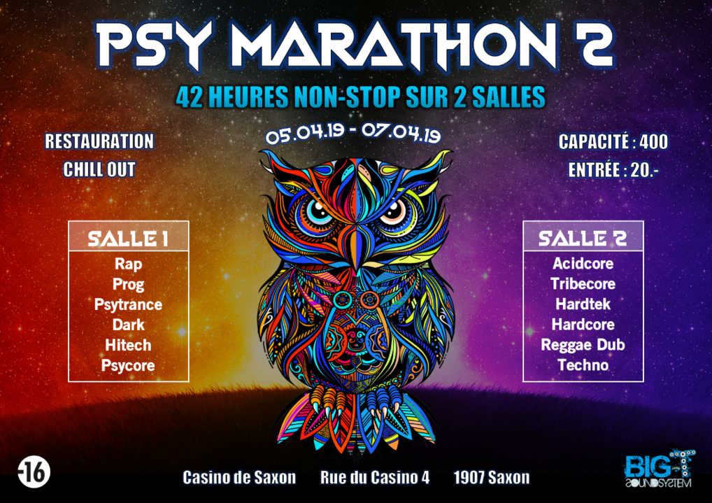 Psy Marathon 2 · 5 Apr '19, 12:00