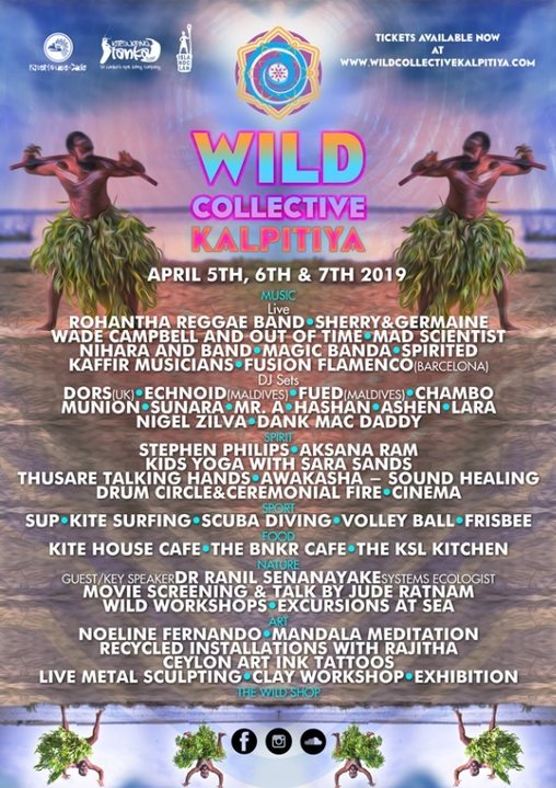 Party Flyer Wild Collective kalpitiya 5 Apr '19, 16:00