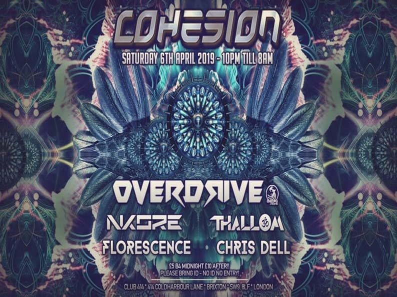 Party Flyer Cohesion PsyTrance Adventure 6 Apr '19, 23:00