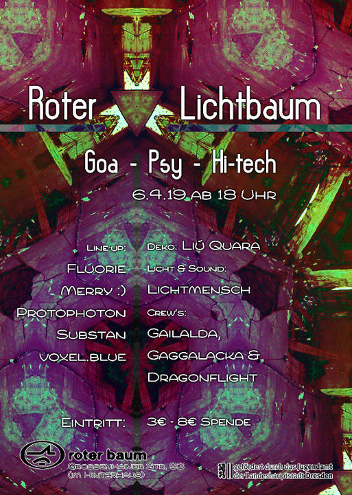 Roter Lichtbaum #2 · 6 Apr '19, 18:00