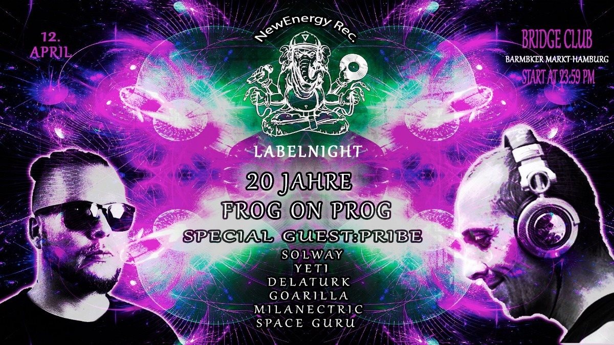 Party Flyer NewEnergy Rec. Labelnight 12 Apr '19, 22:00
