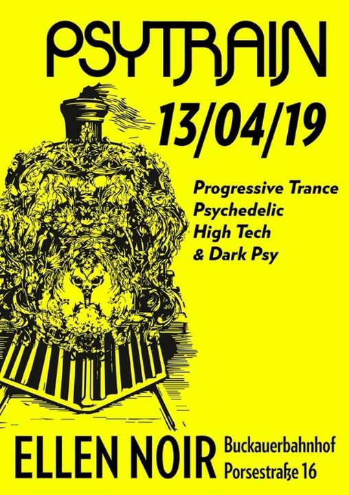 Party Flyer PSYTRAIN 13 Apr '19, 22:00