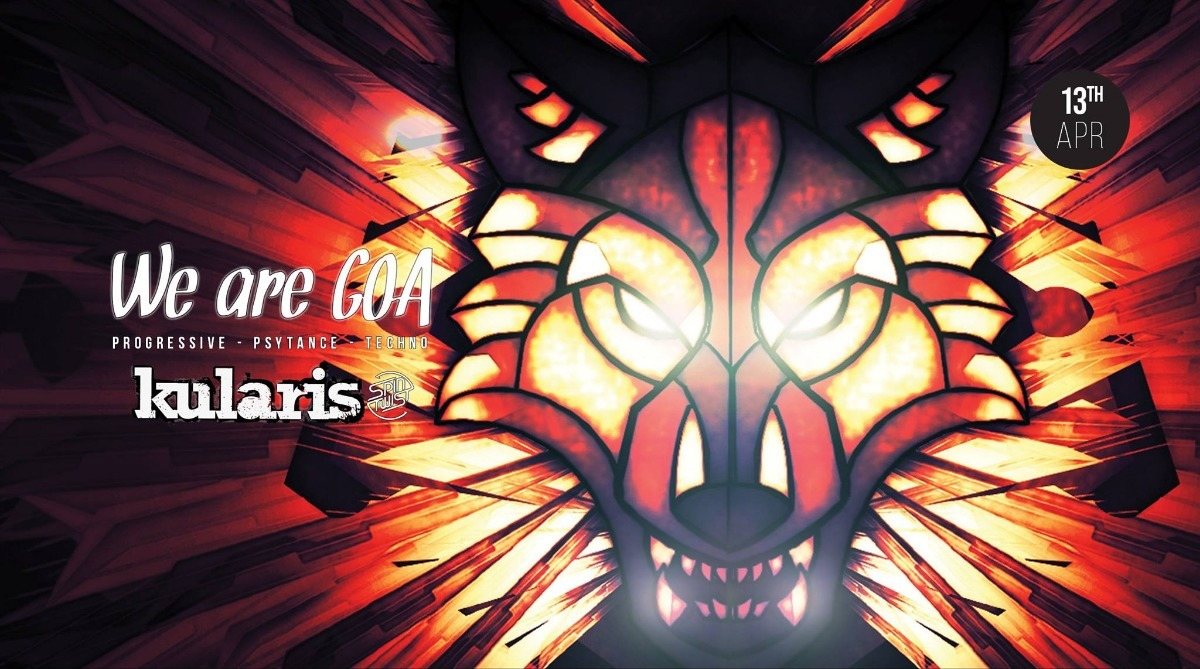 Party Flyer We are GOA | Kularis - Spintwist Records 13 Apr '19, 23:00