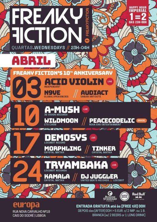 FREAKY FICTION · 17 Apr '19, 23:00