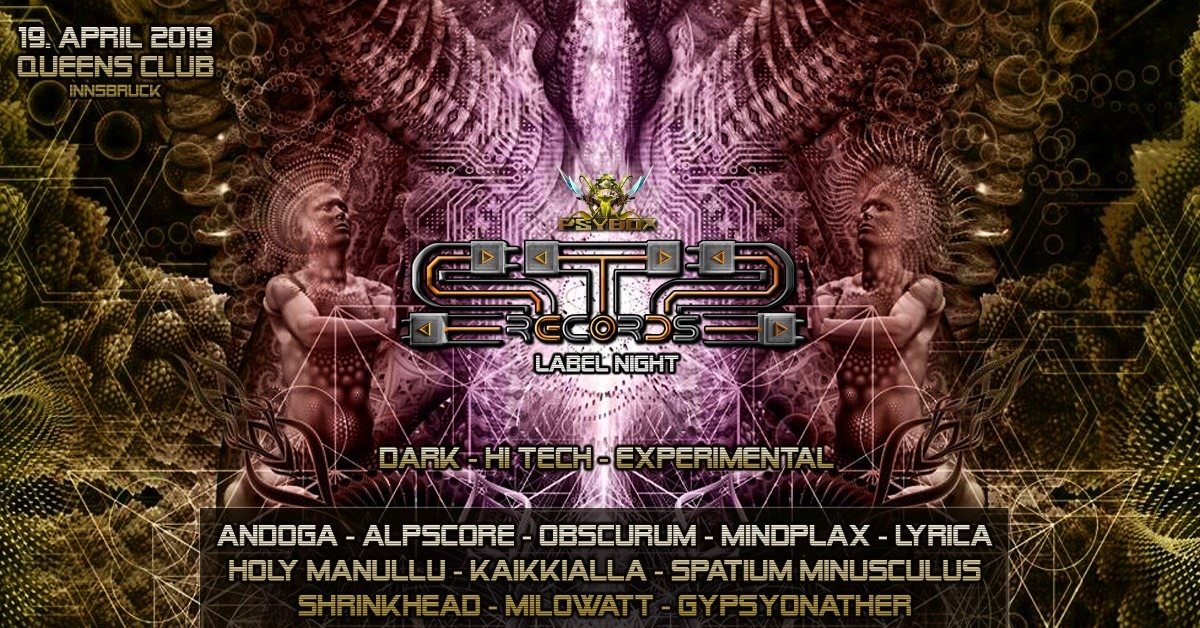 Psybox pres. STZ Records Label Night ॐ 19 Apr '19, 22:00