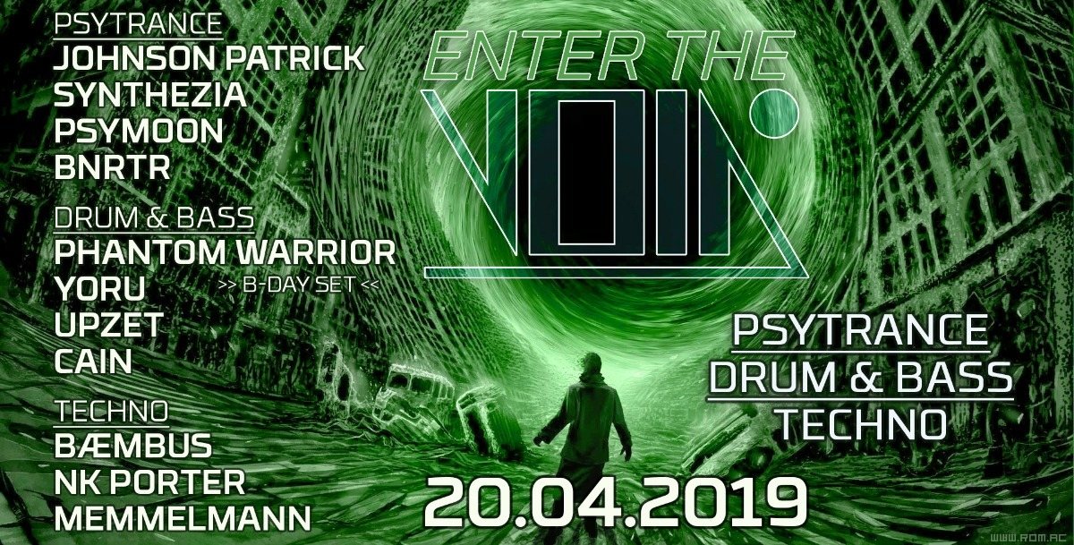 Party Flyer Enter the Void 20 Apr '19, 23:00