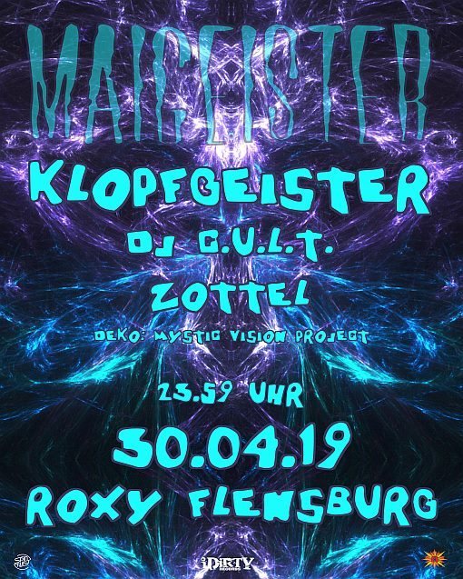 Maigeister mit Klopfgeister, DJ Cult und Zottel 30 Apr '19, 23:30
