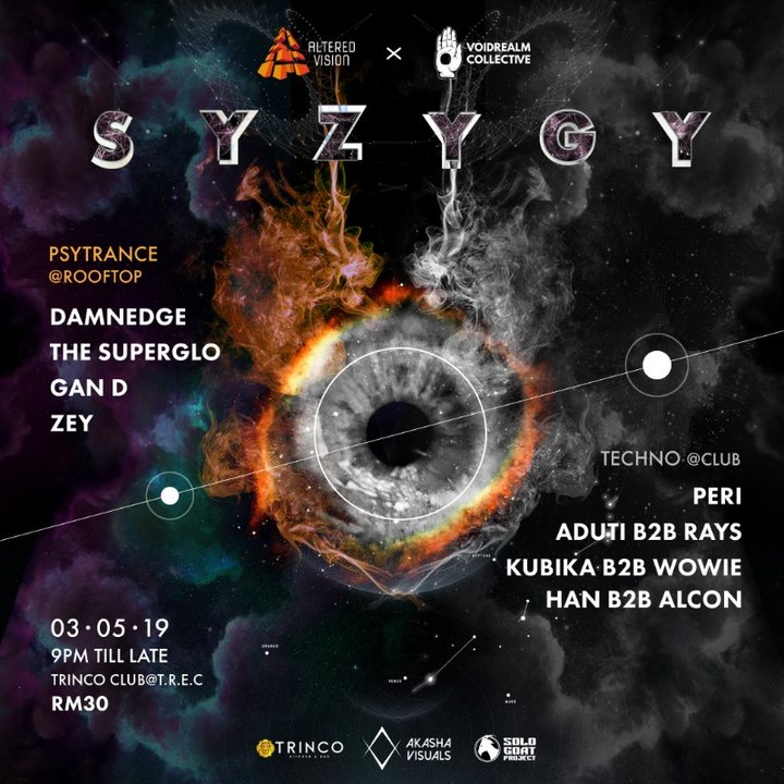 Altered Vision x Voidrealm pres: Syzygy · 3 May '19, 21:00