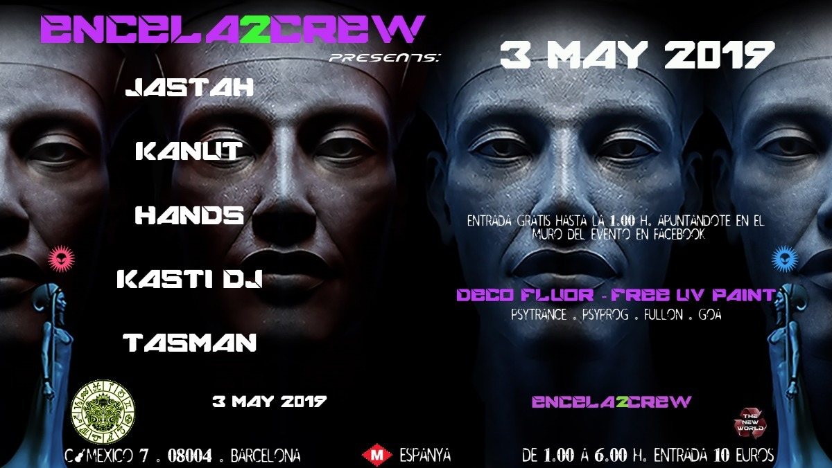 Party Flyer ENCELA2CREW PRESENTS: 3 May '19, 23:30