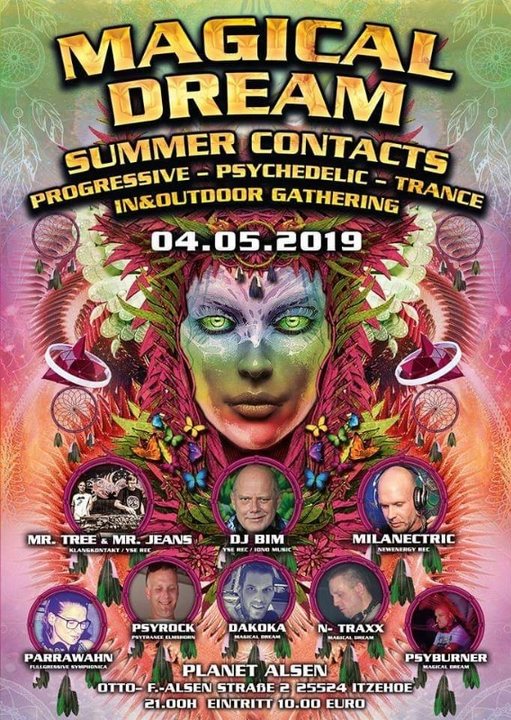 Magical Dream Summer Contacts 4 May '19, 21:00