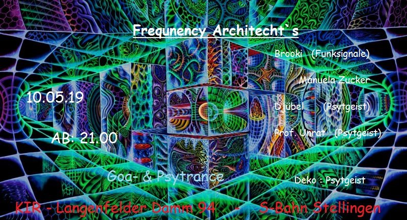 Party Flyer Frequency Architect`s 10 May '19, 21:00