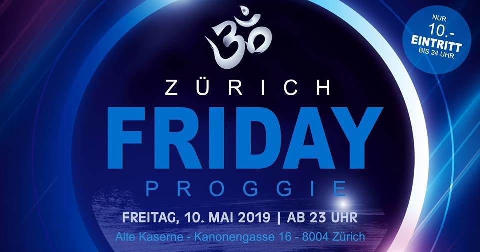 Party Flyer Friday Proggie 10 May '19, 23:00
