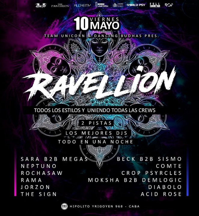 Party Flyer Ravellion 10 May '19, 23:30
