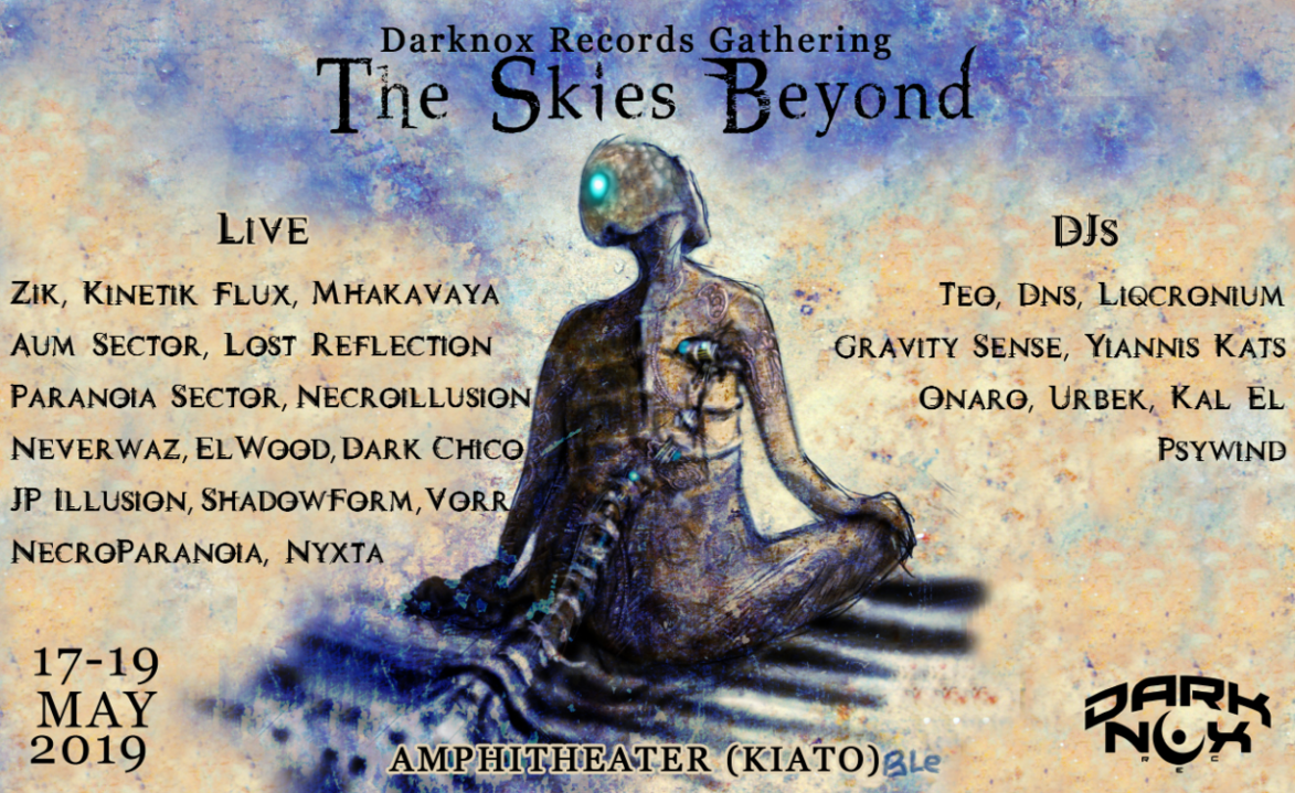 Party Flyer Darknox Records Label Gathering (II) - The Skies Beyond 17 May '19, 19:00