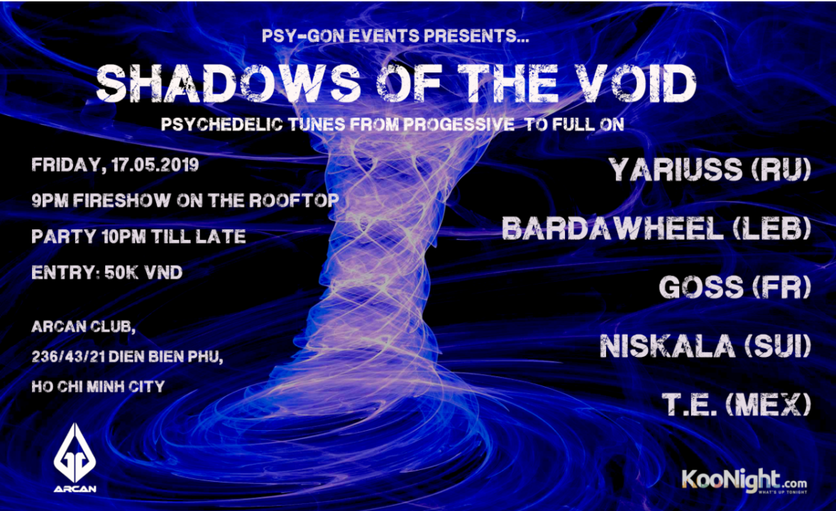 Shadows of the Void (incl. Fireshow) · 17 May 19, 21:00