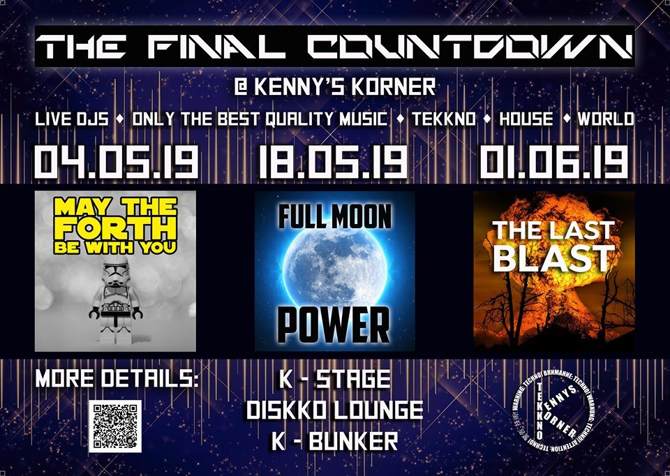 Party Flyer Full Moon Power 18 May '19, 09:00