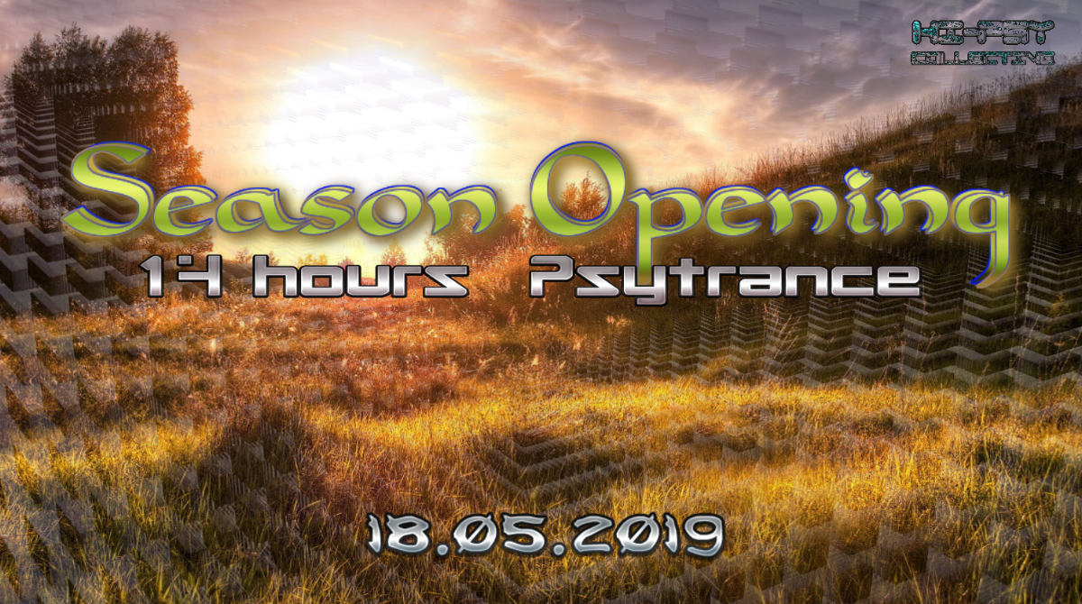 Party Flyer Season Opening @ Summerstation - Psytrance 18 May '19, 14:00
