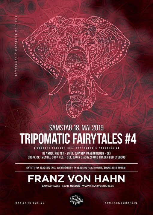 Party Flyer Tripomatic Fairytales #4 18 May '19, 22:00
