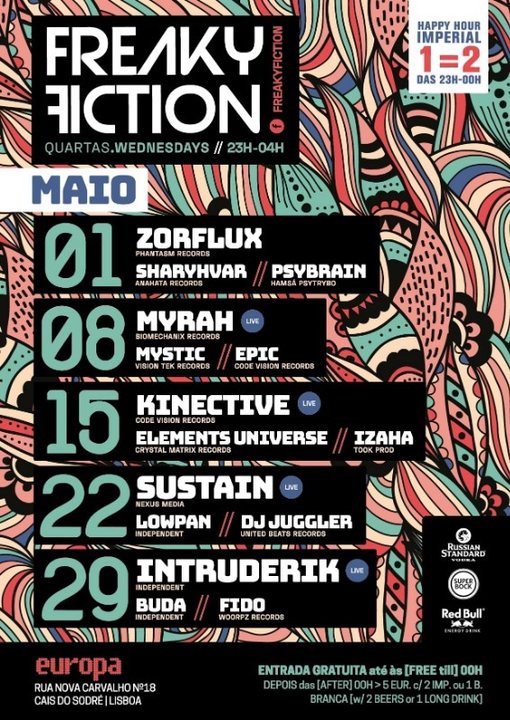 FREAKY FICTION · 22 May '19, 23:00