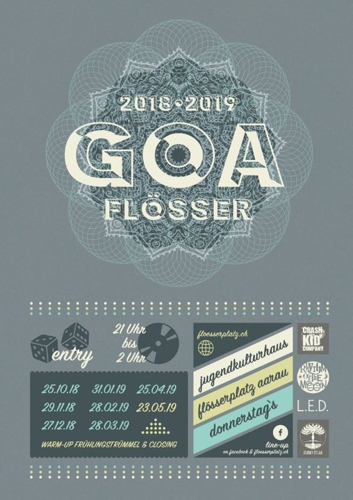Party Flyer •♫*☆ gOaFlÖsSeR-Closing & TrÜmMeL- WarmUp 23 May '19, 21:00